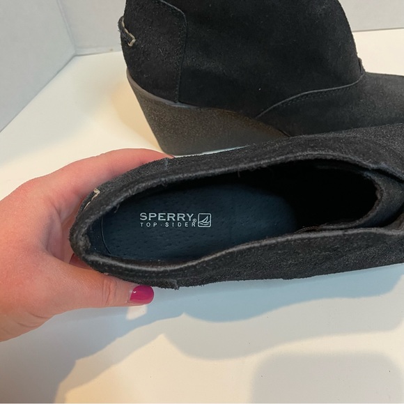 Black Sperry wedges - Picture 9 of 9